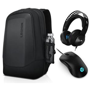 Lenovo PCゲームスターターセット 17型ノートPC向け ゲーミングマウス+ヘッドセット+バックパック 3点セット
