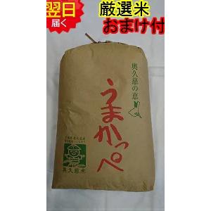 【令和5年産　新米】茨城県　うまかっぺ米　玄米30kg(精米無料)　送料無料　※北海道、沖縄はプラス送料かかります。｜厳選米本舗ヤフー店