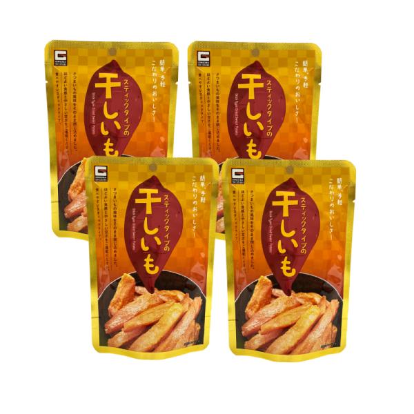 源清田商事 熟成焼き干し芋 60g x 4袋 ねっとり完熟スティックタイプ 便利な小分けサイズ クリ...