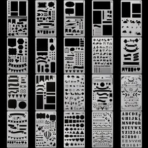 ステンシルシート テンプレート デザイン フォント 図案