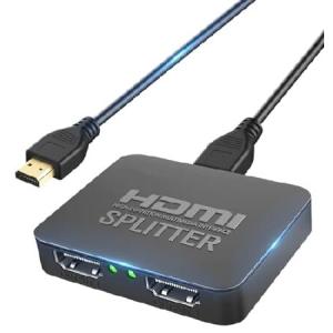 HDMI 分配器 1入力2出力 2画面同時出力 4K HDMI スプリッター 2ポートに対応 1入力...