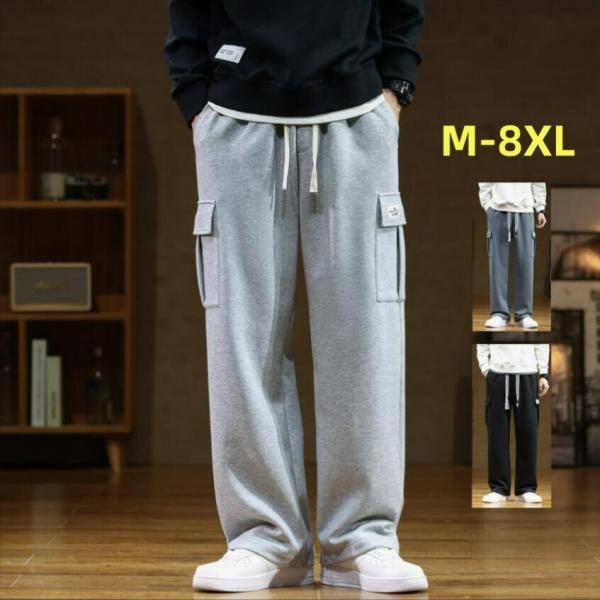 春秋パンツ ウエストゴム スポーツパンツ ゆったり チノパンツ プラス肥大サイズ デブ ロングパンツ...
