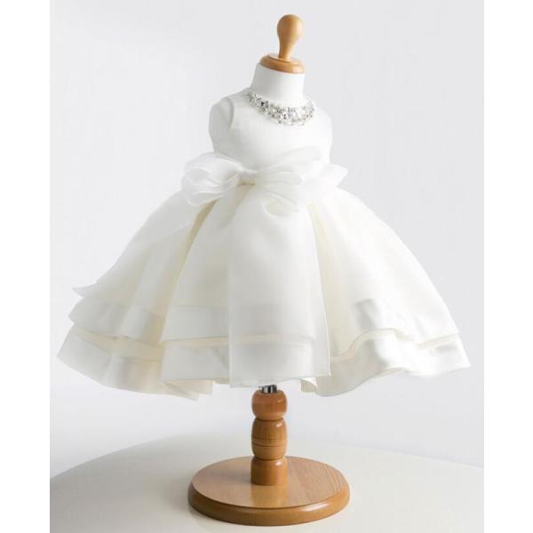 韓国風 ベビードレス フォーマル 百日祝い 誕生日 プリンセスワンピース 赤ちゃん ドレス ボリュー...