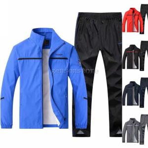 既納 ジャケット＆パンツ上下セット メンズ ウィンドブレーカー