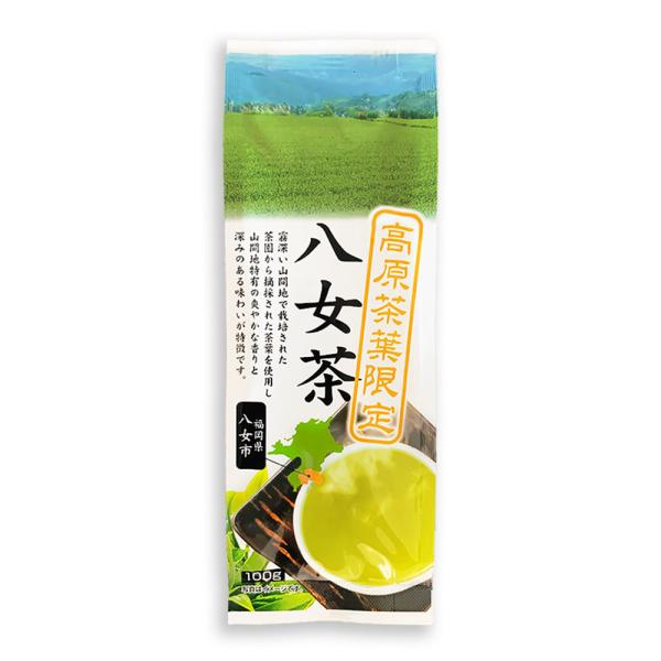 お茶 八女茶 福岡産 高原茶葉限定 八女茶 [M便 1/4]