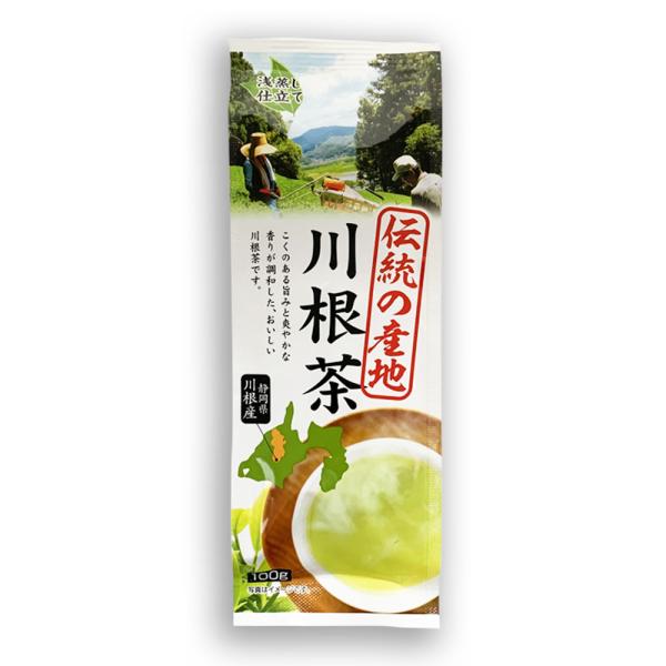 お茶 伝統の産地 川根茶 100g [M便 1/4]【/静岡/日本茶/煎茶/ハラダ製茶】【2026年...