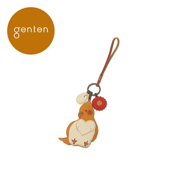 ゲンテン genten ワクワクチャーム インコ 40787 革小物 アクセサリー 本革 チャーム ...