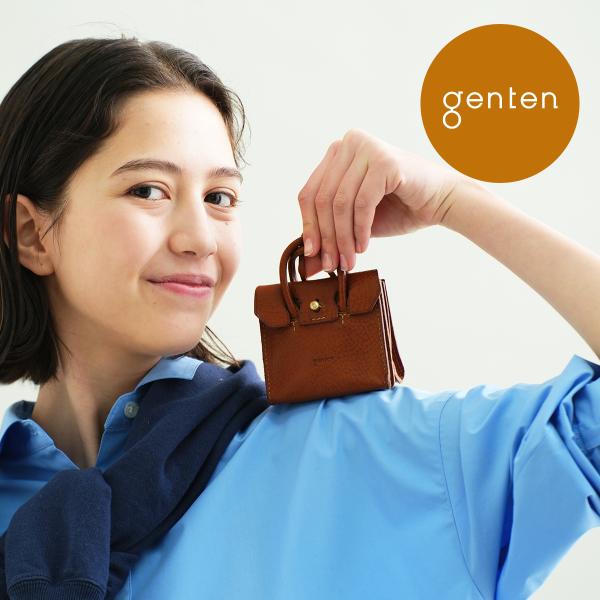 ゲンテン genten ミネルヴァ ミニBAG チャーム 44038 革 アクセサリー 本革 バッグ...