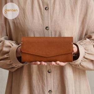 genten（ゲンテン） genten 44572 グレースパイソン 二つ折り財布 本革