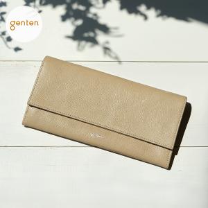 GENTEN◇長財布/牛革/GRN/無地/レディース/42450 : セカンドストリート