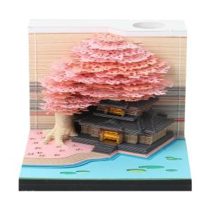 メモ 立体 付箋 メモ帳 めくる 模型 3D 出てくる 立体 きれい インテリア