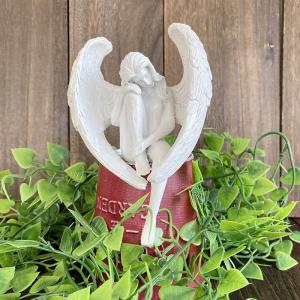 天使 置物 休息 アンティーク ガーデニング 庭 おしゃれ 芸術品 美術品