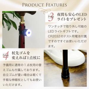 杖 介護 自立式 SGマーク おしゃれ ステッ...の詳細画像3