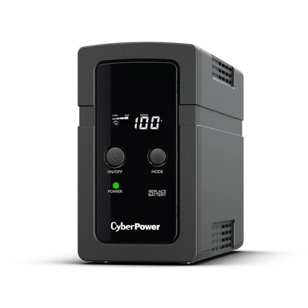 CyberPower 無停電電源装置 (常時商用 UPS 給電/正弦波出力) 500VA/300W ...