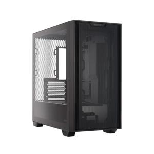 ASUS メッシュ製ミドルタワーケース A21 ASUS CASE/BLK/Micro ATX / 380mmのグラフィックカード搭載可能｜gentlemanlyfactory