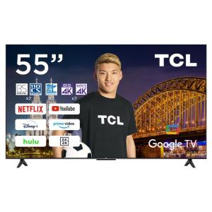 TCL 4K 120Hz 55型 55インチ 広色域 OK Google対応 スマートテレビ Google TV Wチューナー HDMI入力｜gentlemanlyfactory
