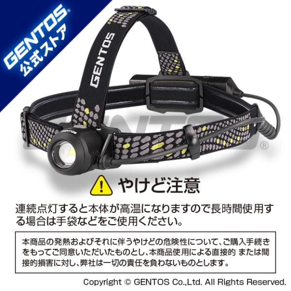 【NEW!】ヘッドライト led 充電 充電式 GENTOS GENTOS公式ストア限定商品 MM-...