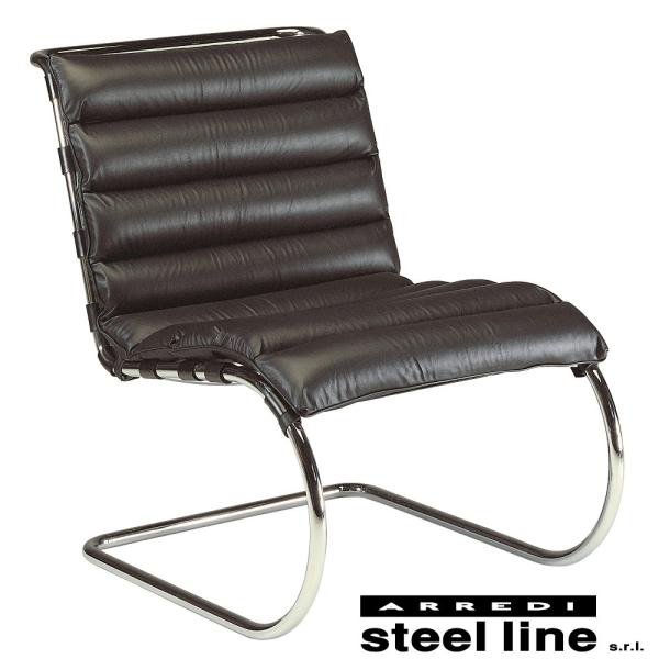 ミース・ファン・デル・ローエ MRラウンジチェア スティールライン社DESIGN900 (steel...