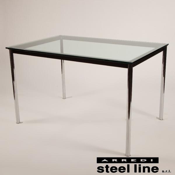 ル・コルビジェ LC10　120×80×72 スティールライン社DESIGN900 (steel l...