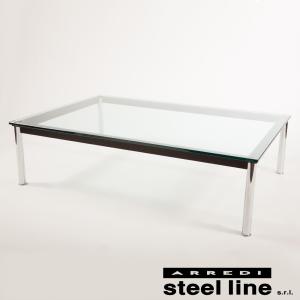 steel line LC10 ガラステーブル テーブル ダイニングテーブル W120