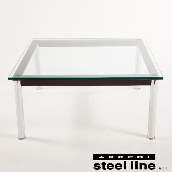 ル・コルビジェ LC10　70×70×33 スティールライン社DESIGN900 (steel li...