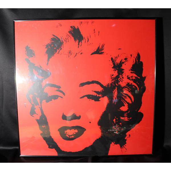 1143 アンディウォーホル ゴールデン・マリリン 11.43シルクスクリーン ed2000/黒額付...