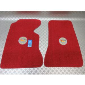 Corvette1959-1960 コルベット CIRCLE！ フロアマット NEW  RED！ L...