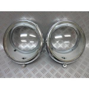 USA発送！VW空冷1950-1979 2灯 ヘッドライト H4 フラットレンズ！ HID