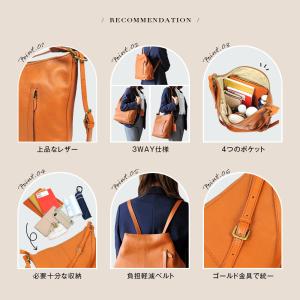 ショルダーバッグ レディース 本革 大きめ 軽...の詳細画像2