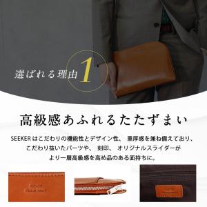 クラッチバッグ メンズ レザー 革 本革 牛革...の詳細画像4