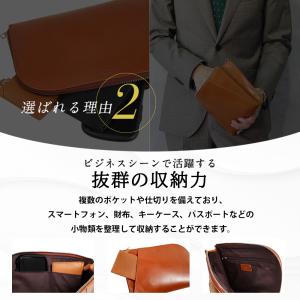 クラッチバッグ メンズ レザー 革 本革 牛革...の詳細画像5