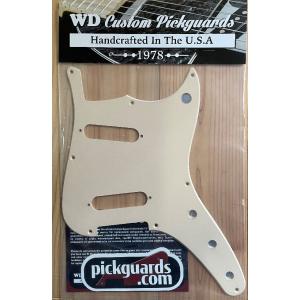 デュオソニック　ピックガード　クリーム　１プライ  1956年〜6１年仕様 ８穴/ FENDER DUO SONIC〓 REPLACEMENT PARTS CREAM 1PLY ８HOLE PICKGUARD｜genzovintageguitars