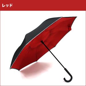 自動閉骨逆さ傘 ワンタッチ さかさま傘 逆折れ...の詳細画像1