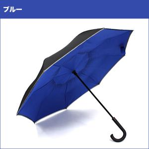 自動閉骨逆さ傘 ワンタッチ さかさま傘 逆折れ...の詳細画像2