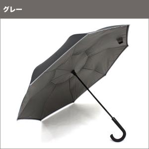 自動閉骨逆さ傘 ワンタッチ さかさま傘 逆折れ...の詳細画像3
