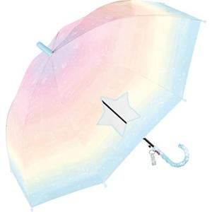 中谷-傘 メルティドリーム サックス 子供傘 雨傘 長傘 柄 ジャンプ 55 562-027の商品画像