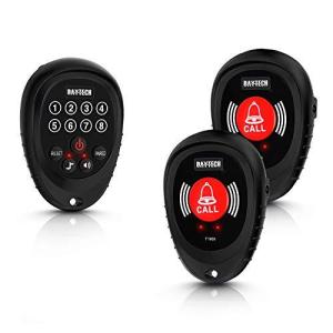 Daytech 介護 呼び出し ナースコール 介護ベル デジタル電池式 SOS緊急アラーム 12着信音 4段階音量調節 500M受信