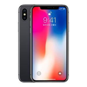 iPhoneX[256GB] SIMロック解除 au スペースグレイ【安心保証】