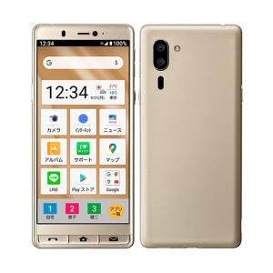 シンプルスマホ5 A001SH[32GB] SoftBank シャンパンゴールド【…