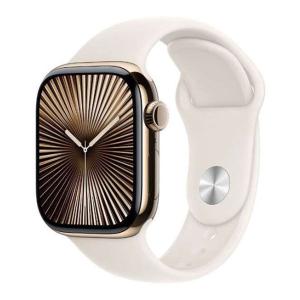 Series10[42mm/セルラー]チタン ゴールド Apple Watch【安心保…