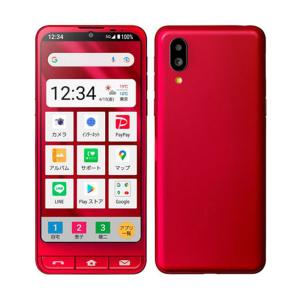 シンプルスマホ6 A201SH[64GB] SoftBank ルビーレッド【安心保…