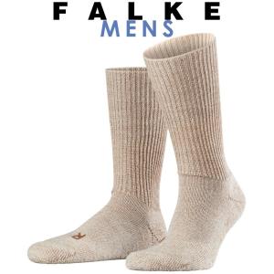 FALKE ファルケ WALKIE ウォーキー メンズ ソックス 靴下 ウール あたたか 暖 冷えとり靴下 ウォームビズ 16480 ベージュ キャンプ アウトドア おうち時間｜geostyle