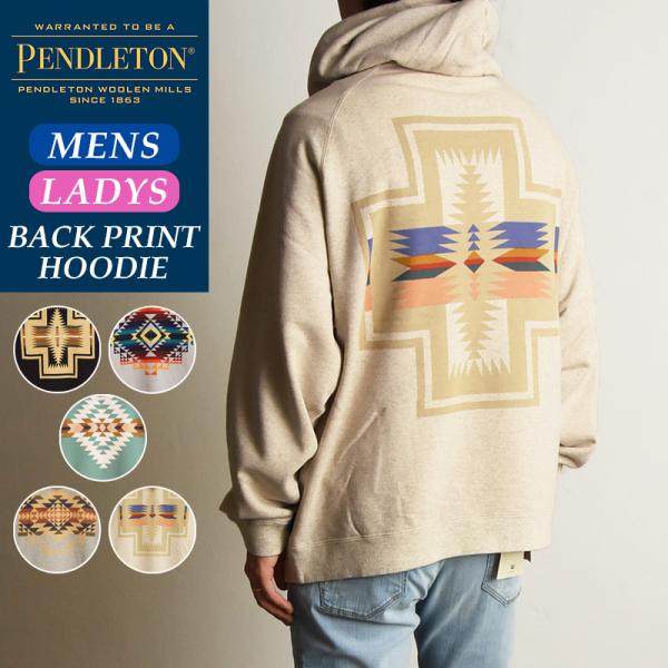 大人気 PENDLETON ペンドルトン バックプリント スウェットパーカー フーディー メンズ レ...