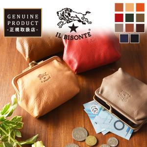 イルビゾンテ ILBIOSNTE BIGロゴ レザー ポーチ ペンケース 本革 IL BISONTE（イルビゾンテ） 国内正規取扱店 IL BIOSNTE BIGロゴ