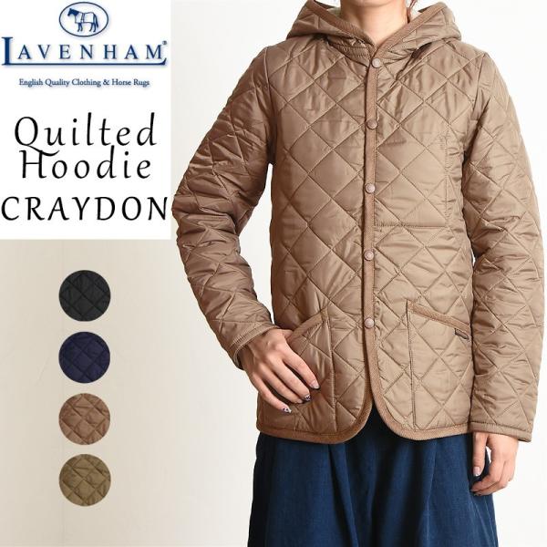 正規取扱店 ラベンハム LAVENHAM クレイドン CRAYDON フード付き キルティングジャケ...