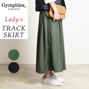 ジムフレックス Gymphlex  ジャージースカート レディース トラックスカート フレア プリーツ サイドライン J-1343｜geostyle