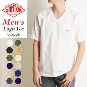 Danton ダントン 半袖 ロゴ Tシャツ Vネック メンズ カットソー ロゴt 人気 Jd 9213 Gs0y Jd 9213 Geo Style ジェオスタイル 通販 Yahoo ショッピング
