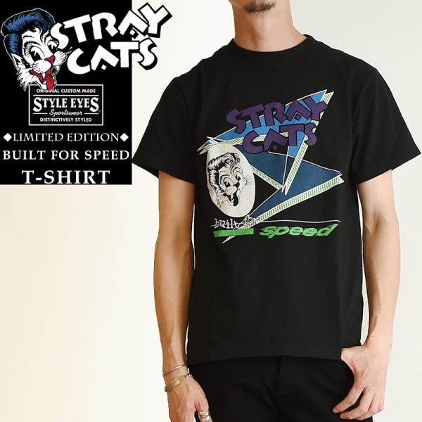 Stray Cats x Style Eye ストレイキャッツ× スタイルアイズ ロック Tシャツ ...