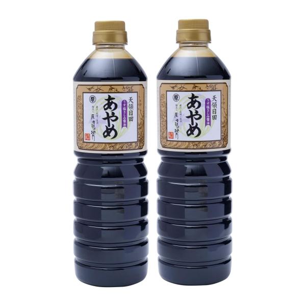 【 まるはら 】 うす塩 さしみ醤油 あやめ しょうゆ 1L ×2本