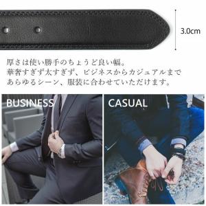 ベルト メンズベルト ビジネス 本革 レザー ...の詳細画像3
